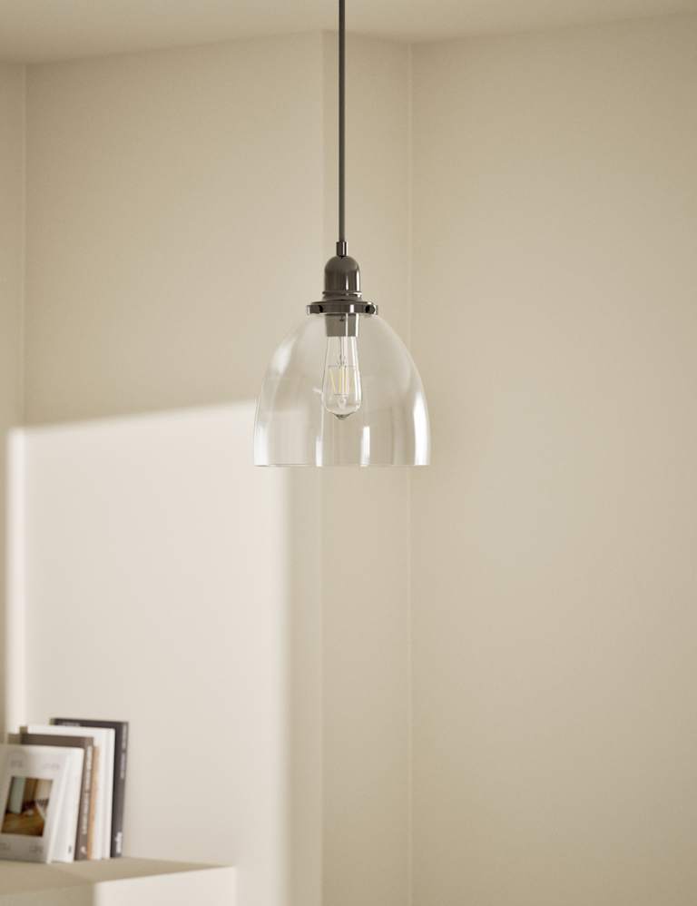 Hoxton glass pendant light deals