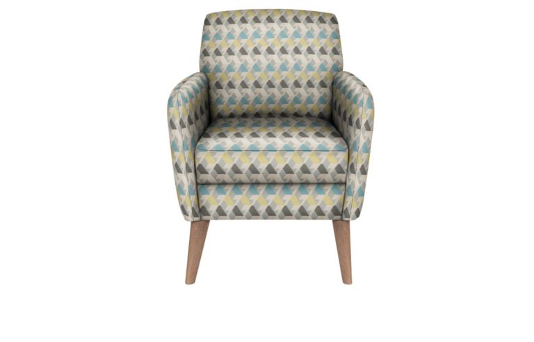 Hugo Armchair Miro Chenille Teal Mix - Self Assembly 1 of 1