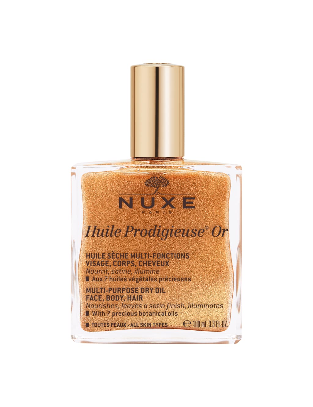 Huile Prodigieuse Multipurpose Golden Shimmer Oil 100ml 2 of 6