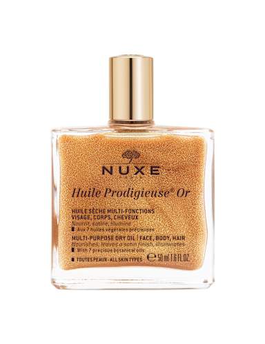Huile Prodigieuse Multipurpose Golden Shimmer Oil 50ml 1 of 6