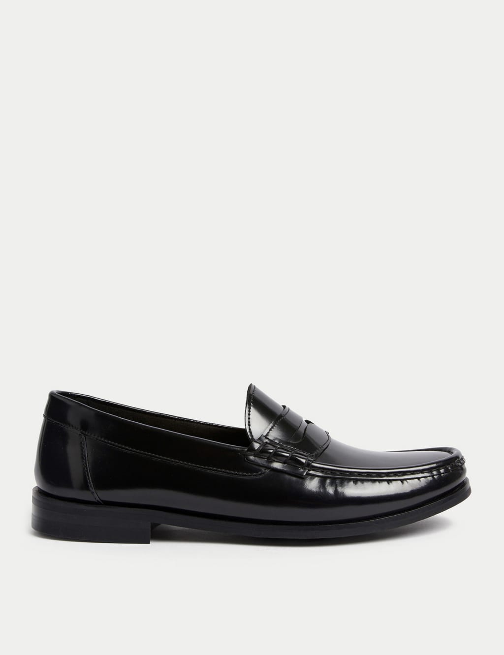 Ladies black penny loafers 2025