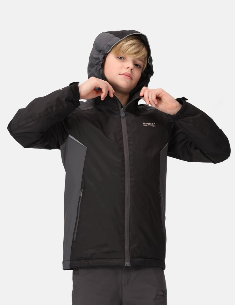 Hurdle IV Waterproof Hooded Jacket 3 14 Yrs Regatta M S