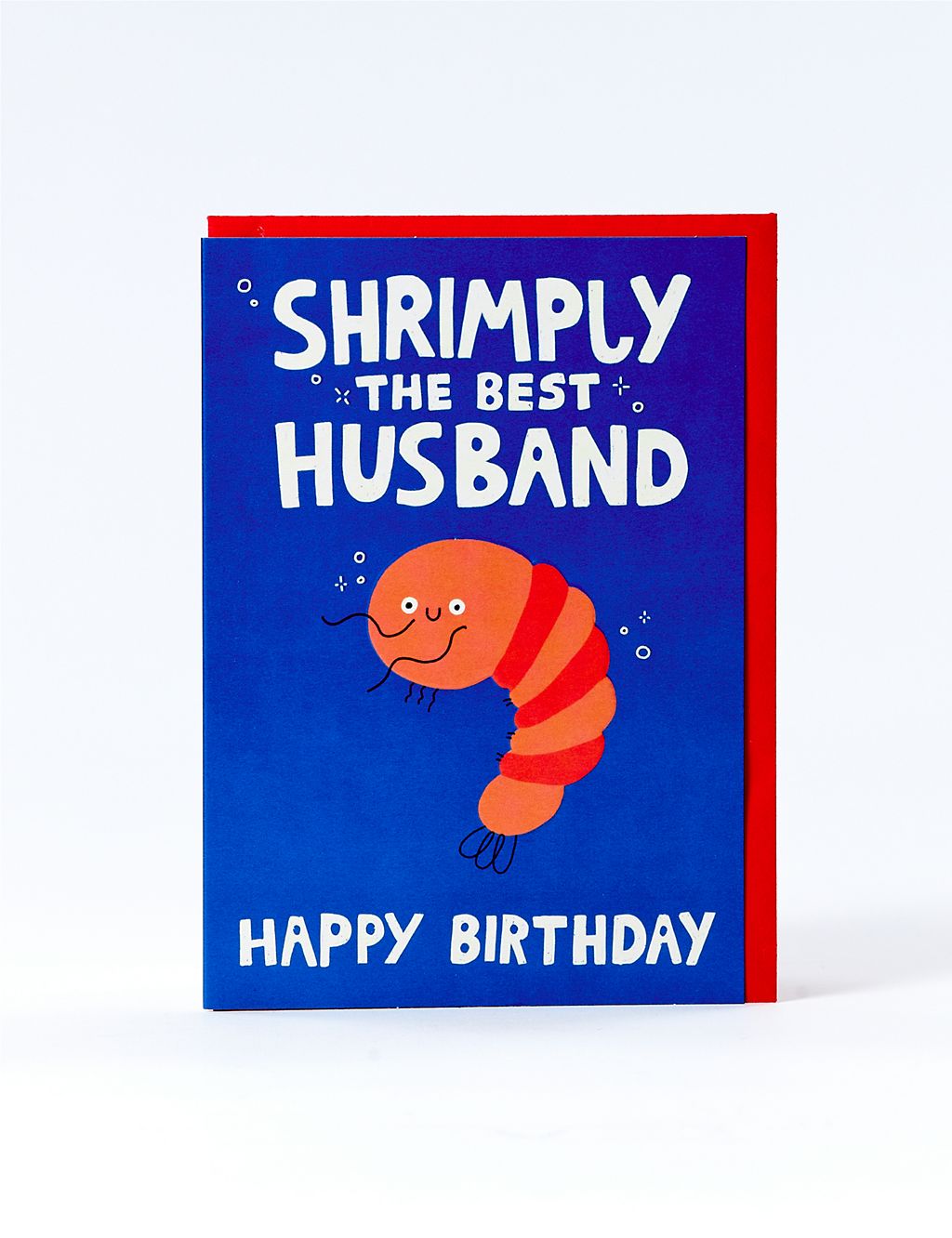 Husband Shrimp-ly The Best Birthday Card 1 of 1