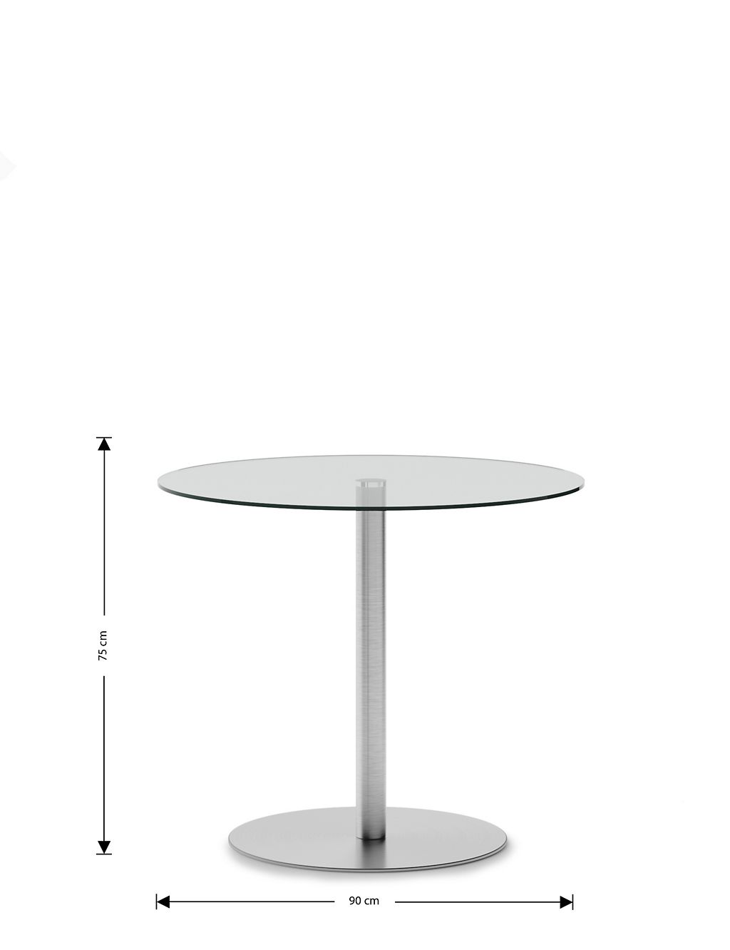 Huxley 4 Seater Pedestal Dining Table 5 of 8