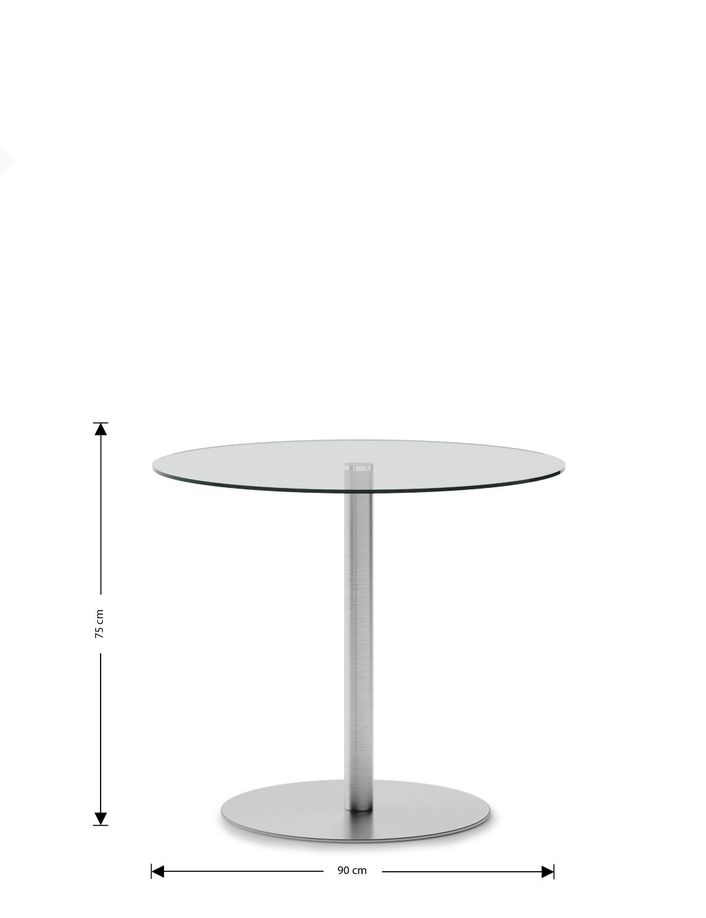 Huxley 4 Seater Pedestal Dining Table 5 of 8