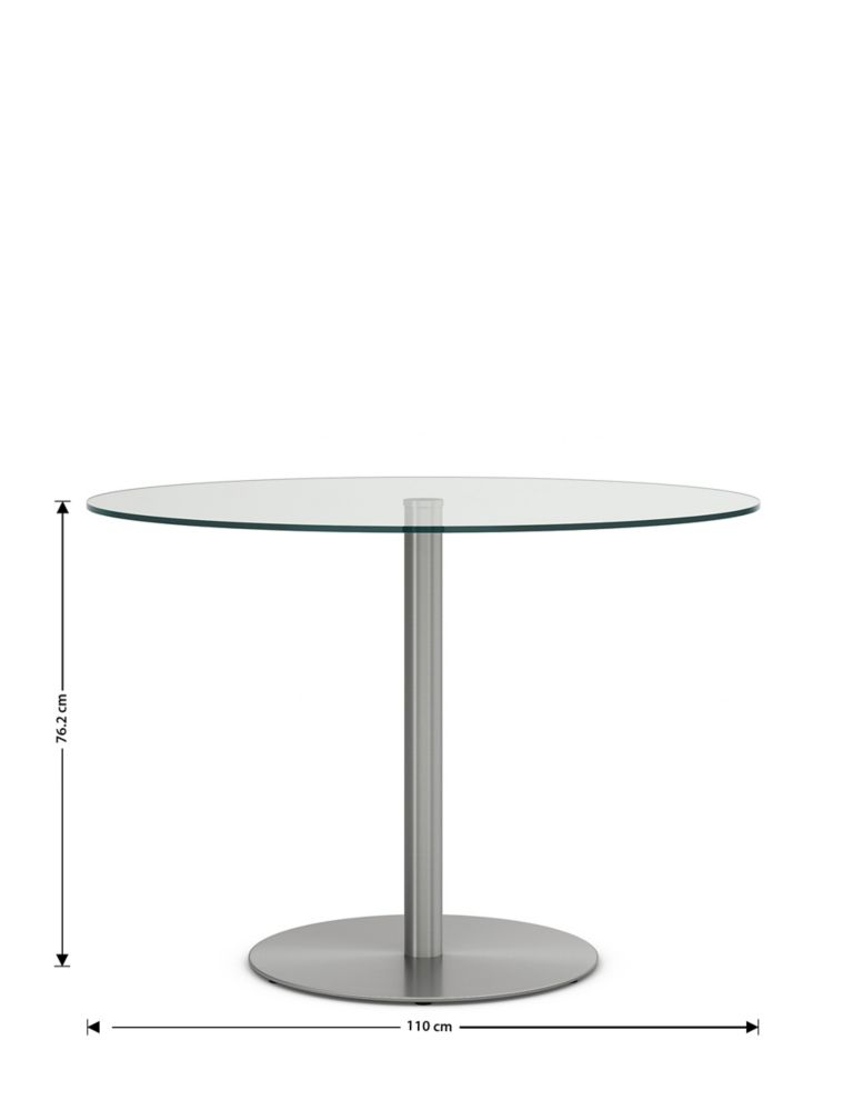 Huxley Large Round Dining Table 6 of 8