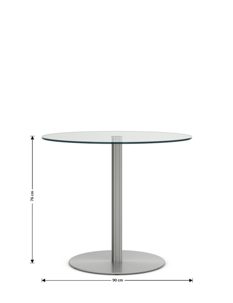 Huxley Round 4 Seater Dining Table 6 of 7