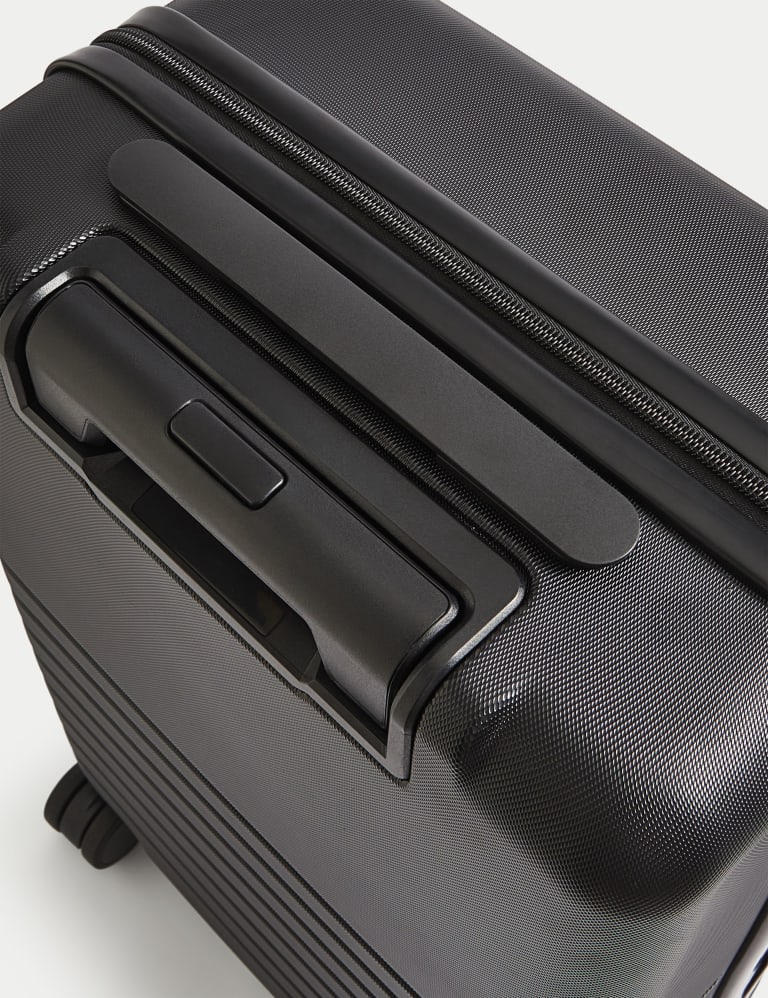 Hybrid 4 Wheel Hard Shell Cabin Suitcase M&S Collection M&S