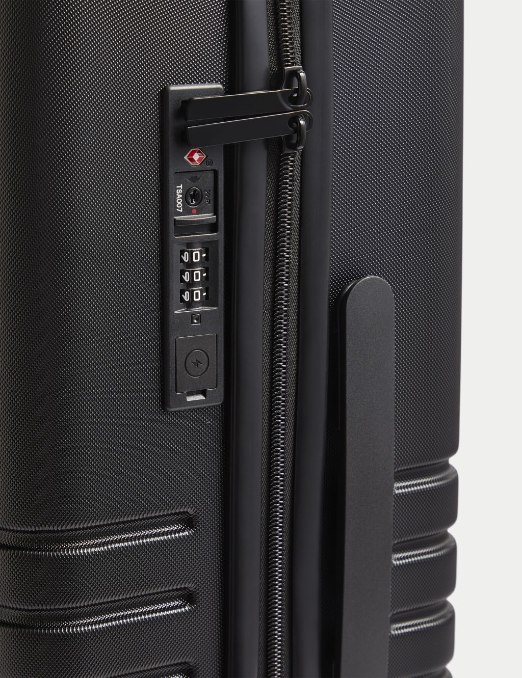 Hybrid 4 Wheel Hard Shell Cabin Suitcase M&S Collection M&S