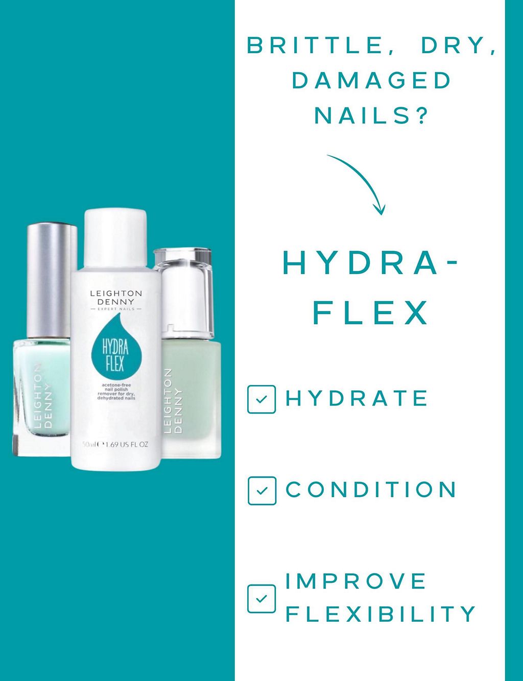 Hydra-Flex Nail Treatment Kit- Dry Brittle Nails 1 of 6