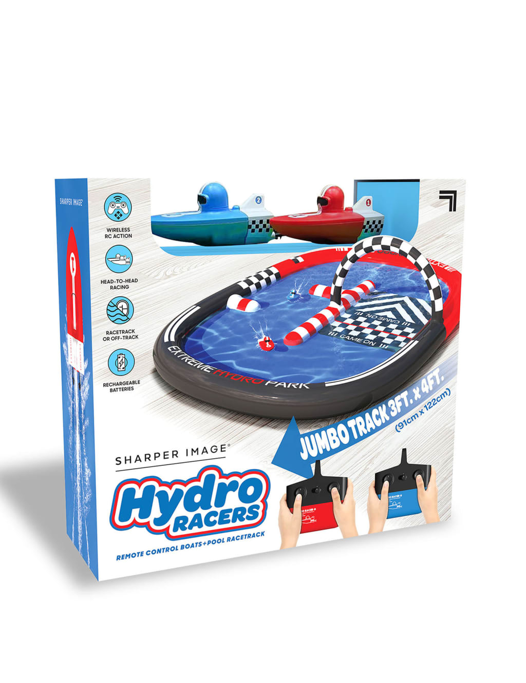 Sharper image battery operated rc boat racers deals