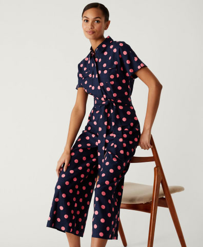 M&s cheap jumpsuit spotty