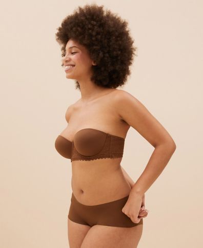 womens bras: Women's Strapless Bras