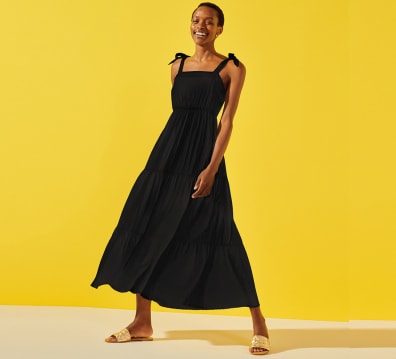 H&m black summer outlet dress