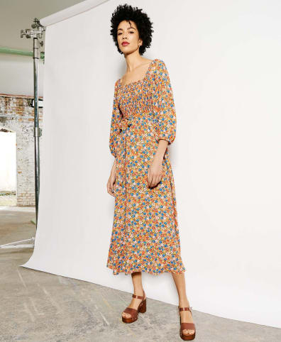 Floral Midi Dresses for Summer - Sunshine Style