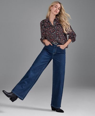 The Best Shoes For Wide Leg Jeans - an indigo day