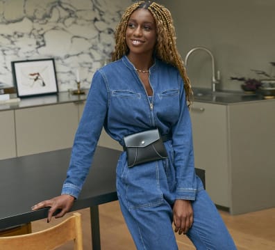 Nakd store denim jumpsuit