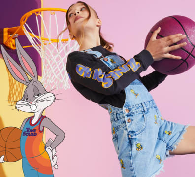 Cotton Fabric – Sports – Looney Tunes