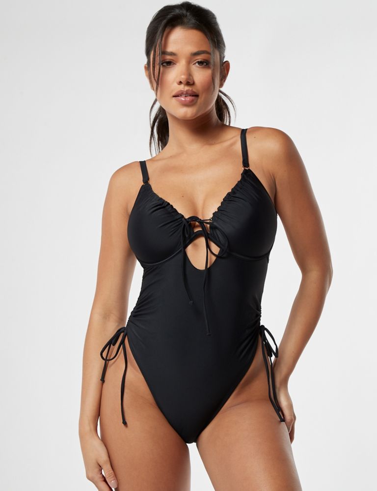 Ibiza Wired V-Neck Swimsuit 1 of 3
