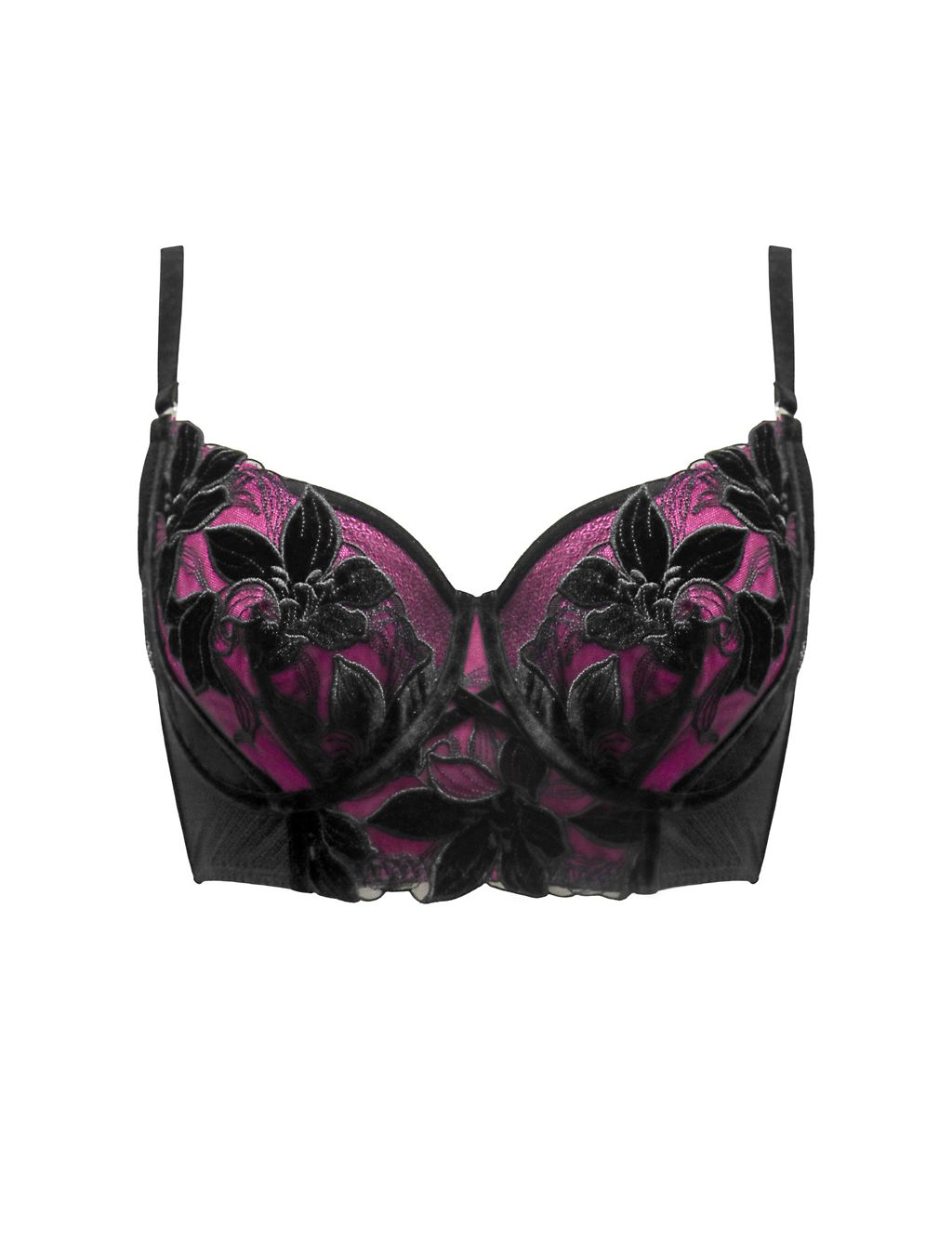 Icon Non Padded Underwired Longline Bra (B-H) 1 of 6