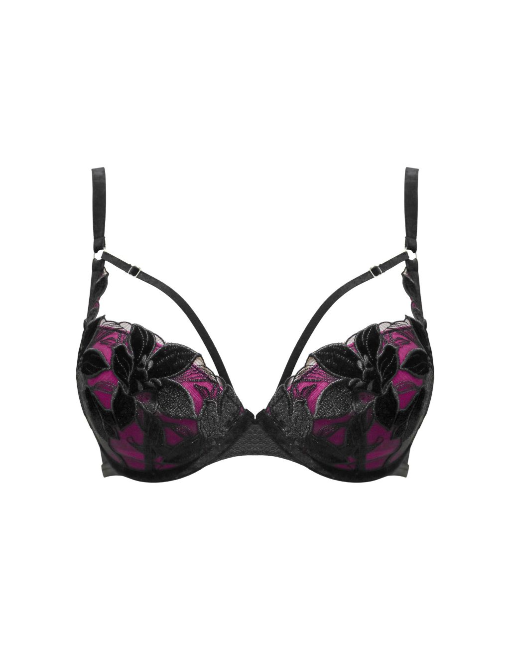 Icon Padded Underwired Plunge Bra (C-F) 1 of 3