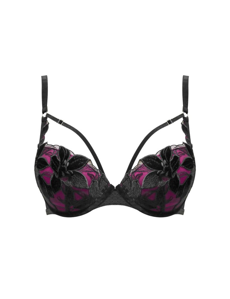 Icon Padded Underwired Plunge Bra (C-F) 2 of 3