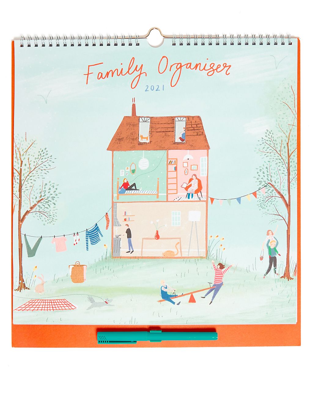 Illustrated 2021 Family Organiser with Pen 3 of 3