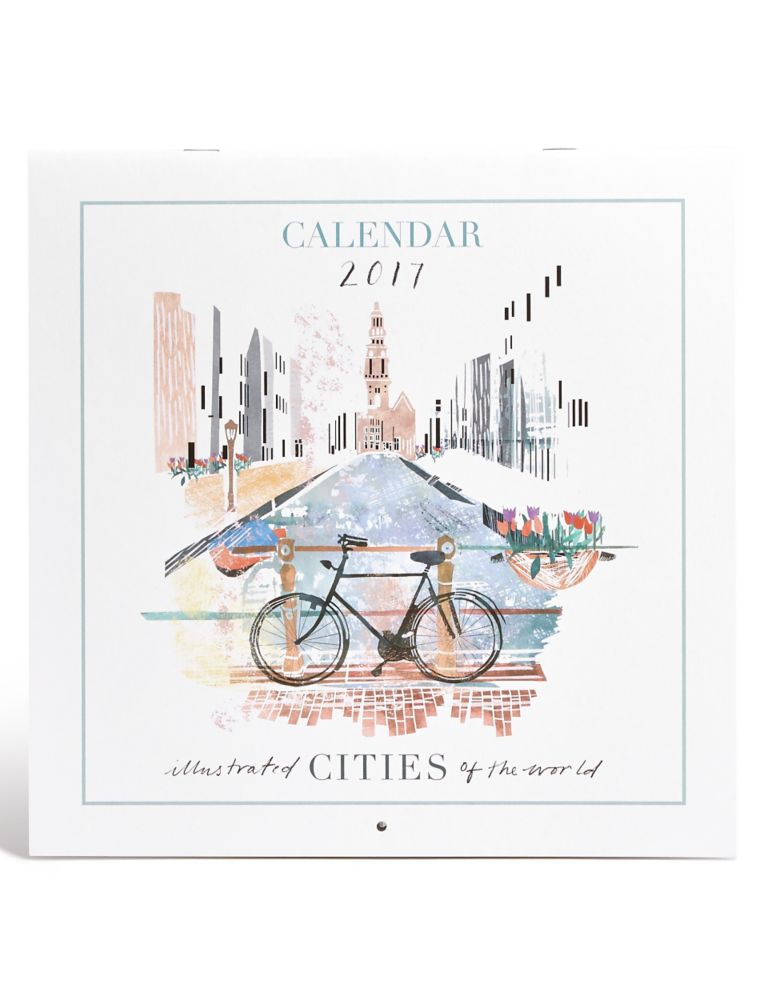 Illustrated Cities Calendar 1 of 4