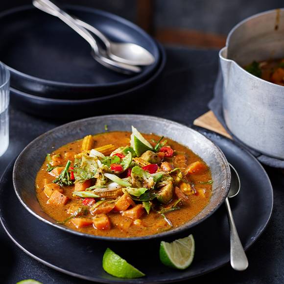 Fragrant red Thai curry