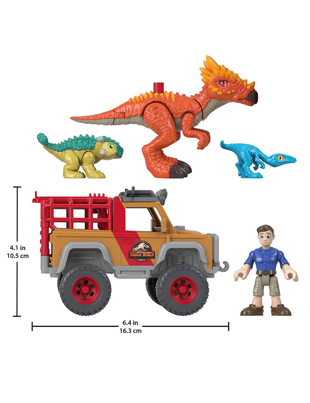 Imaginext: Jurassic World - Camp Cretaceous Vehicle, Figure and Dinos Pack 4 of 4