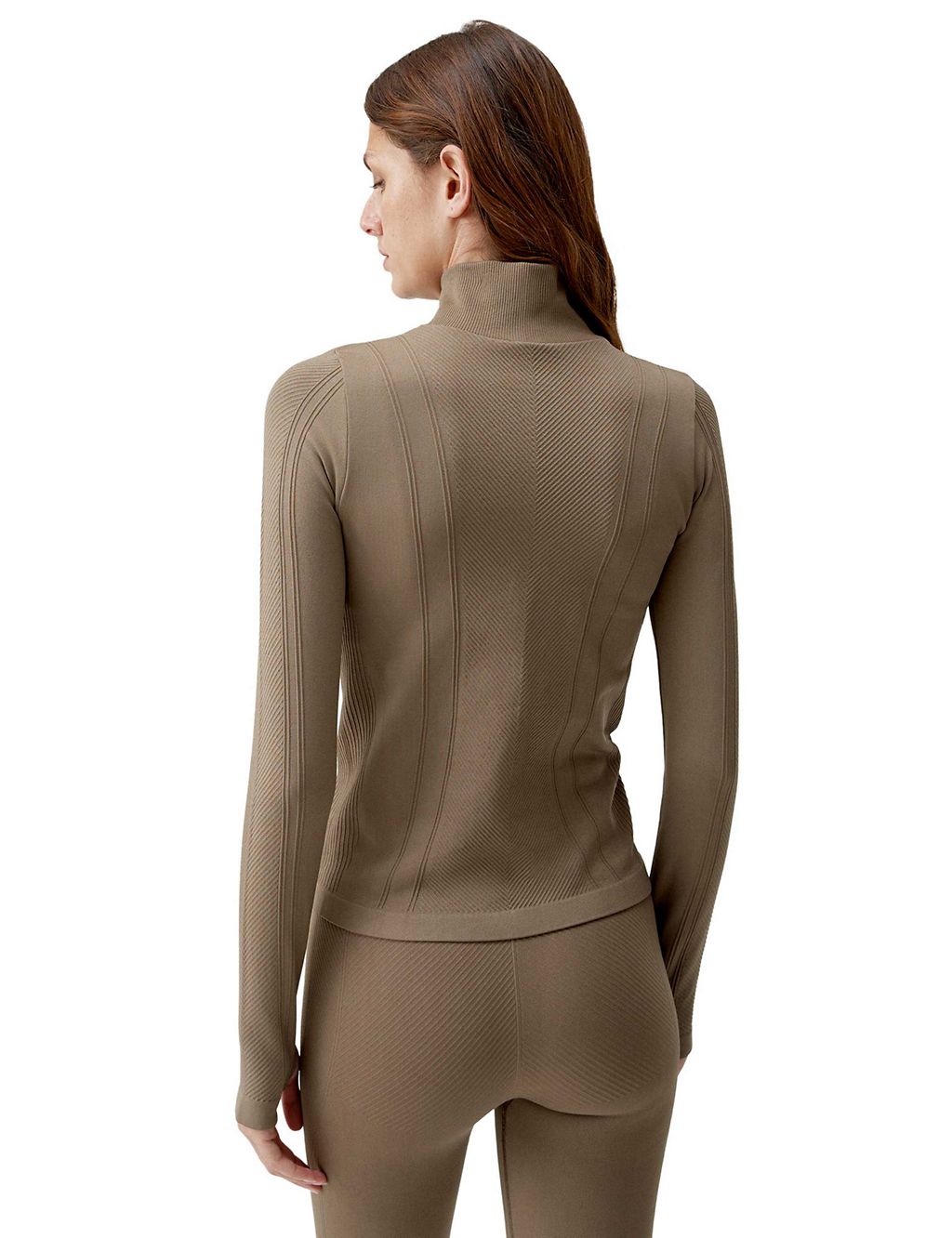 India Funnel Neck Sports Jacket with Stretch 2 of 3