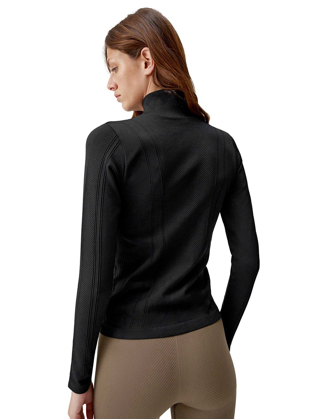 India Funnel Neck Sports Jacket with Stretch 1 of 4