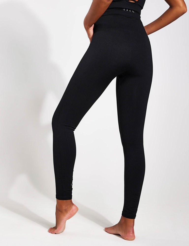 High rise seamless leggings top