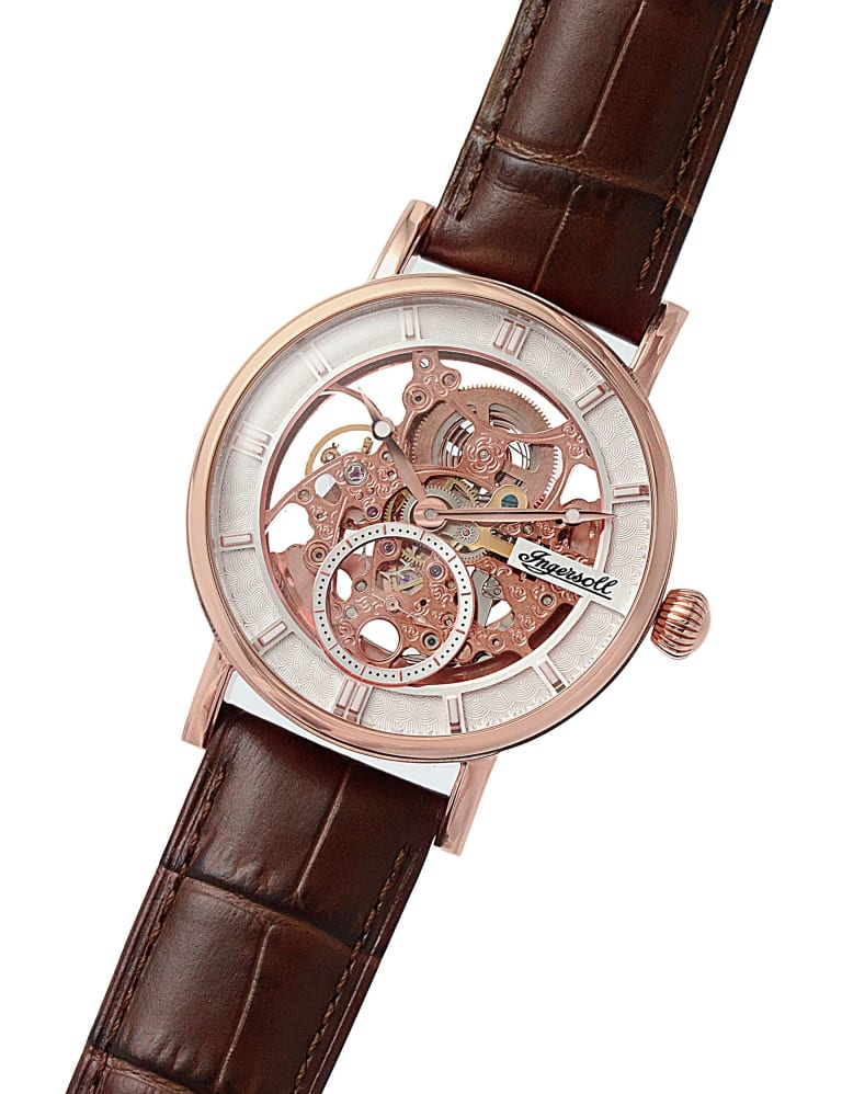Ingersoll Herald Brown Leather Automatic Watch Ingersoll M S