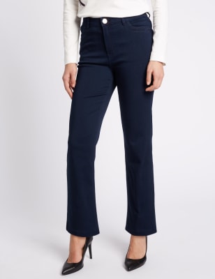 per una roma rise straight leg jeans