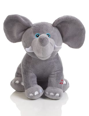 Interactive elephant deals soft toy