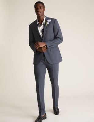 Airforce Blue Regular Fit Suit | M&S Collection | M&S