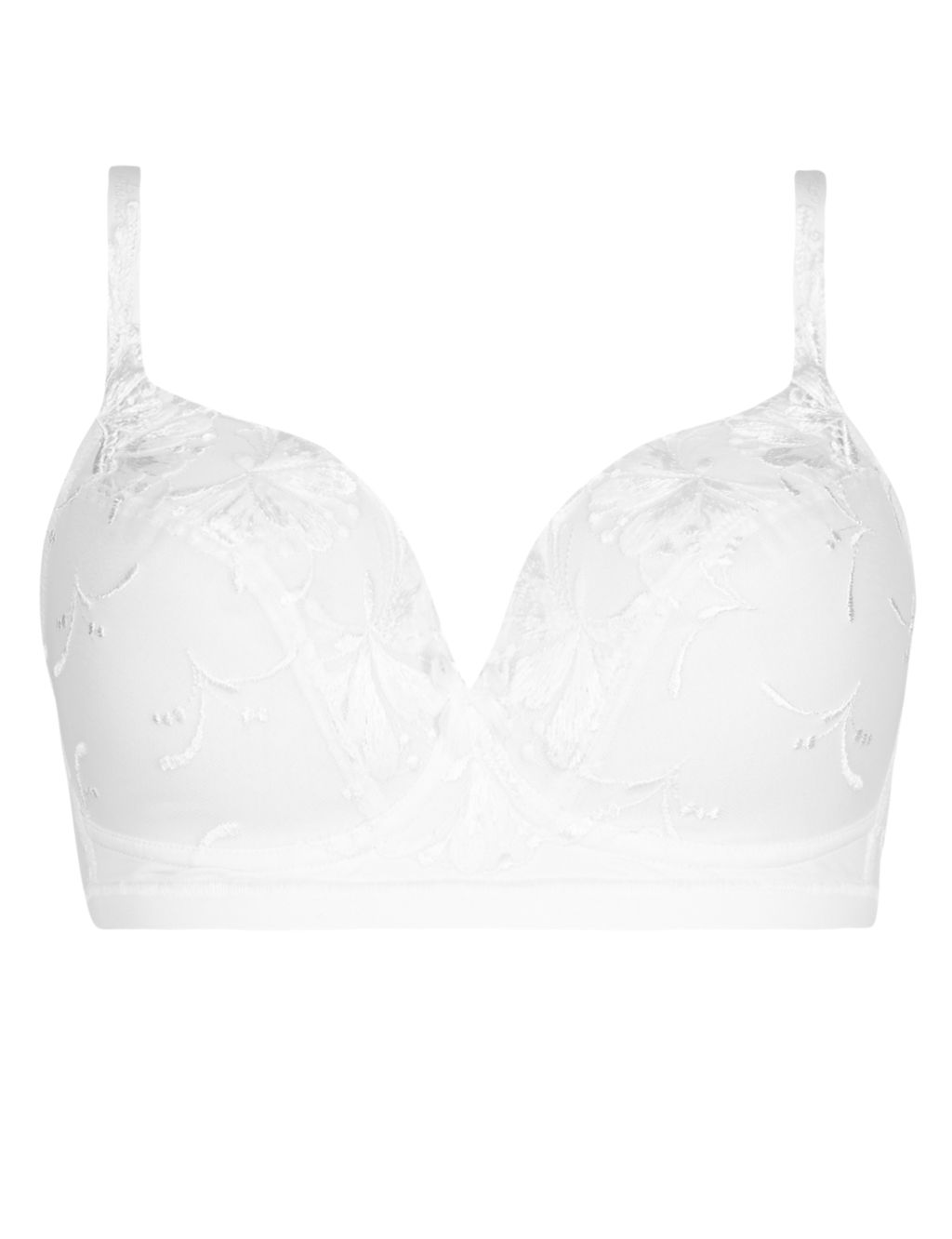 Iris Embroidered Padded Full Cup Bra B-DD with Cool Comfort™ Technology 1 of 4
