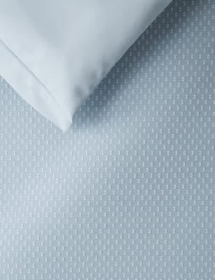 Iris Pure Cotton Spotty Dobby Bedding Set Image 2 of 6