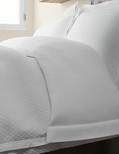 Iris Pure Cotton Spotty Dobby Bedding Set 3 of 5