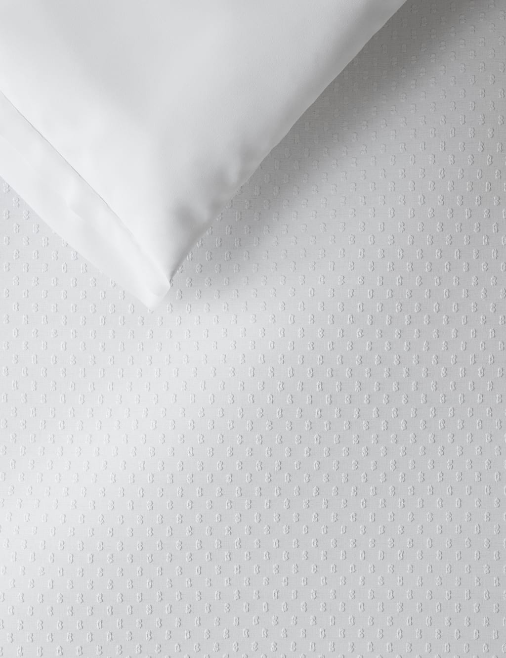 Iris Pure Cotton Spotty Dobby Bedding Set 1 of 5