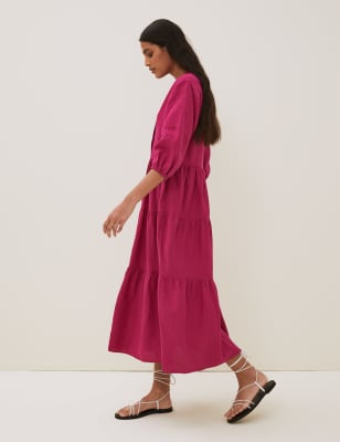 Marks and spencer 2025 ladies linen dresses