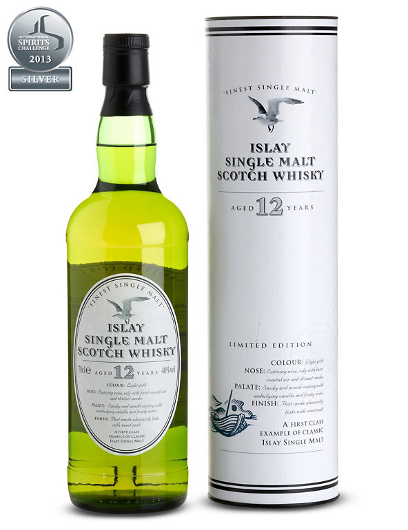 Islay 12 Year Old Single Malt Scotch Whisky - Single Bottle Image 1 of 1