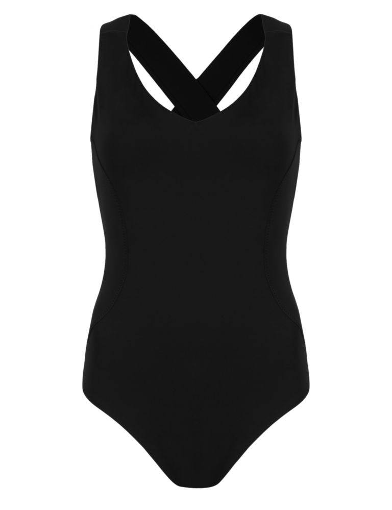 Italian Fabric Crossback Swimsuit 2 of 3