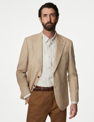 Linen jacket clearance marks and spencer