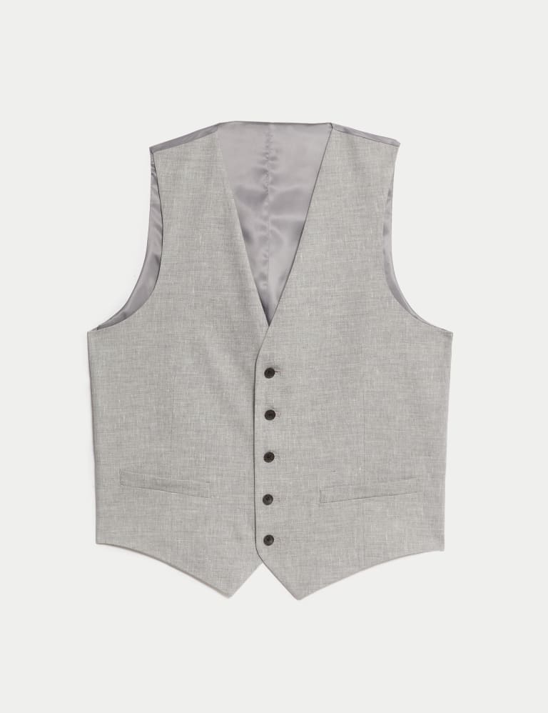 Linen waistcoat mens online