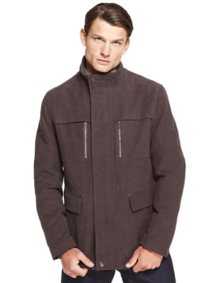 Next italian cheap moleskin coat