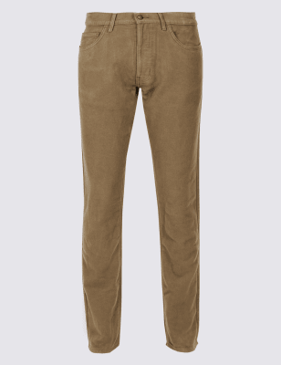 mens slim fit moleskin trousers