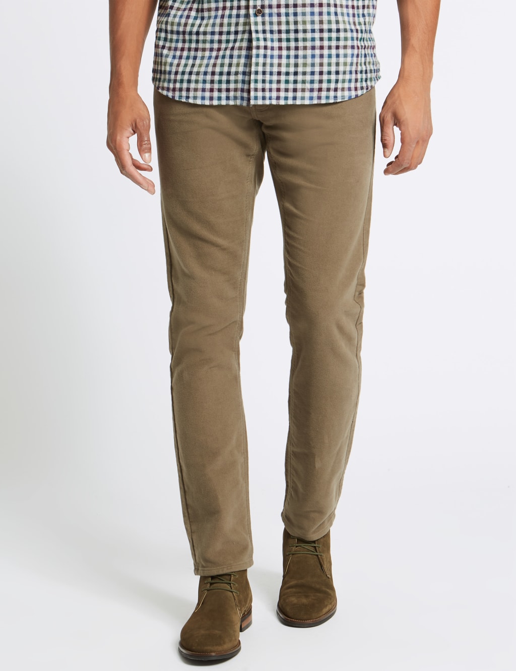 Slim fit moleskin pants clearance
