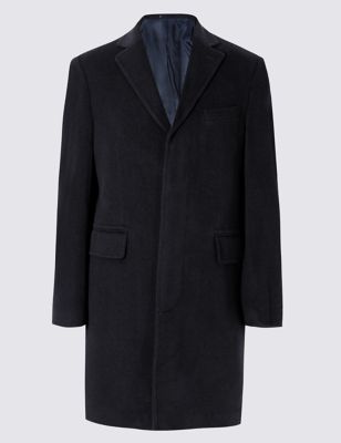 Italian Wool Overcoat with Cashmere Image 2 of 8